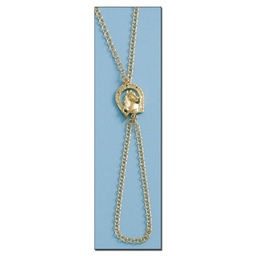 [PU2] PULSERA DEDO HERRADURA Y CABALLO ORO18KL