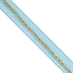 [PU706] PULSERA HUECA 3x1 ORO 18KL