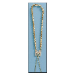[PU11] PULSERA LETRA DEDO ORO 18KL CIRCONITAS