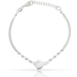 [AG304] PULSERA MARIPOSA + BOLAS PLATA 925MM (copia)