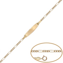 [PU1156-0.85 gr] PULSERA ORO 18KL - 11.5CM