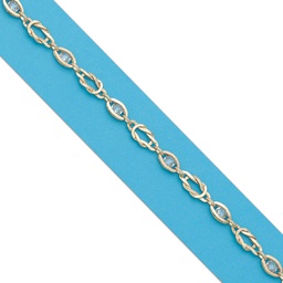 [PU771] PULSERA ORO 18KL CIRCONITAS