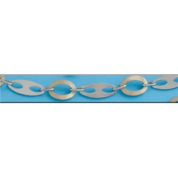 [PT803] PULSERA PLATA Y ORO CHAPADO
