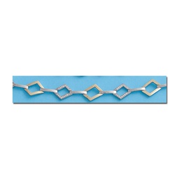 [PT855] PULSERA PLATA Y ORO CHAPADO CIRCONITAS