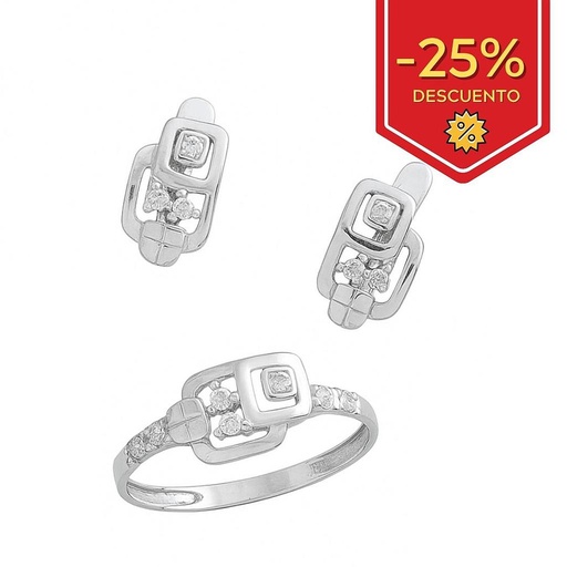 SORTIJA ORO BLANCO 18KL