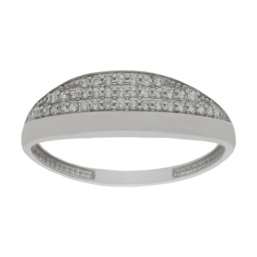 SORTIJA ORO BLANCO 18KL CIRCONITAS