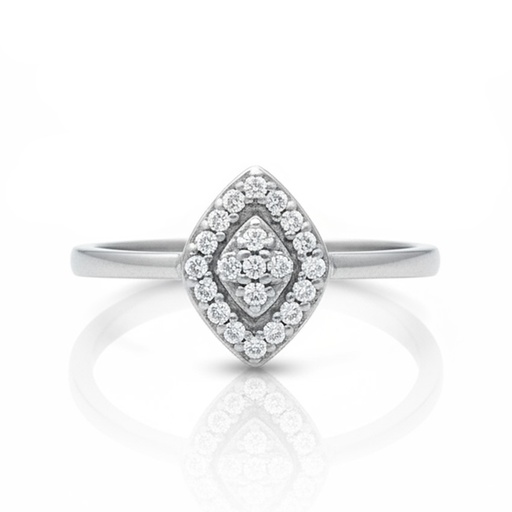 SORTIJA ORO BLANCO 18KL CIRCONITAS