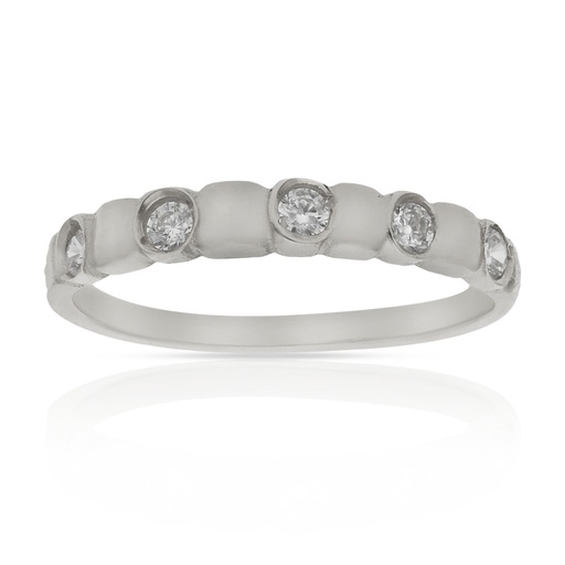 SORTIJA ORO BLANCO 18KL DIAMANTES