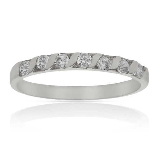 SORTIJA ORO BLANCO 18KL DIAMANTES
