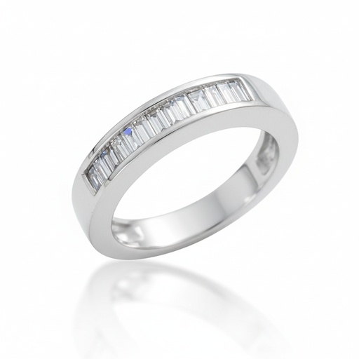 SORTIJA ORO BLANCO 18KL DIAMANTES