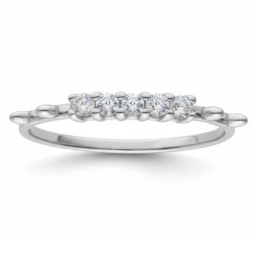 SORTIJA ORO BLANCO 18KL DIAMANTES