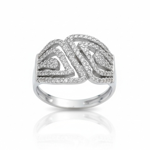 SORTIJA ORO BLANCO 18KL DIAMANTES