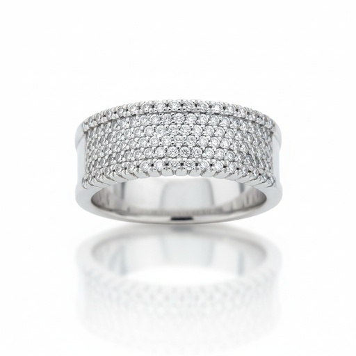 SORTIJA ORO BLANCO 18KL DIAMANTES