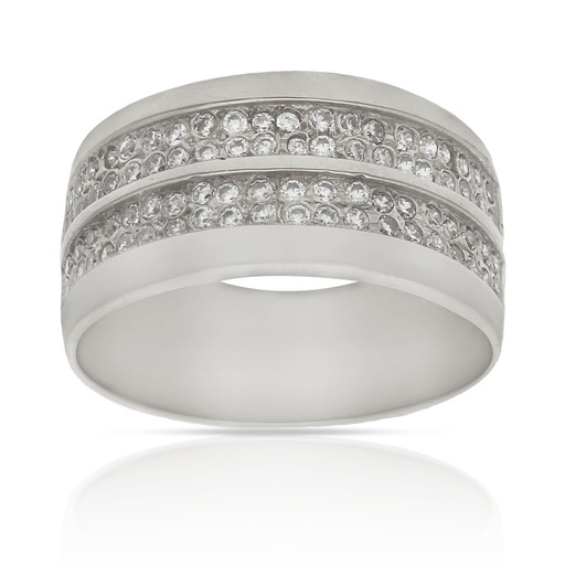 SORTIJA ORO BLANCO 18KL DIAMANTES