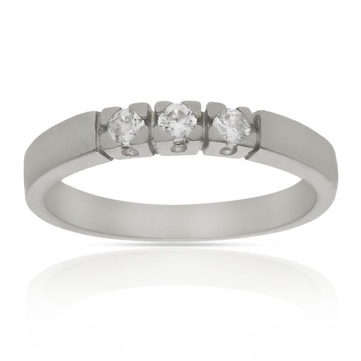 SORTIJA ORO BLANCO 18KL DIAMANTES