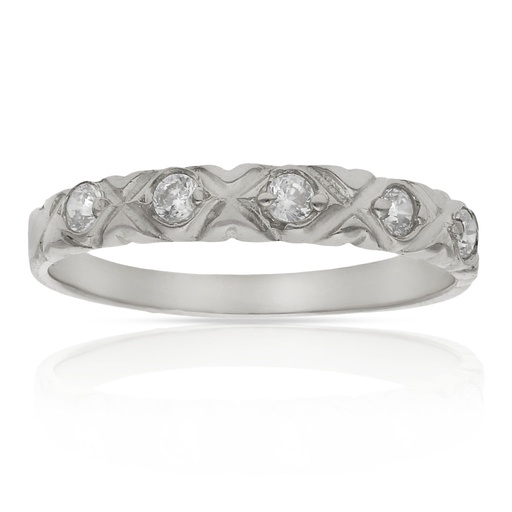 SORTIJA ORO BLANCO 18KL DIAMANTES