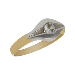 [SO162] SOLITARIO ORO 18KL BICOLOR