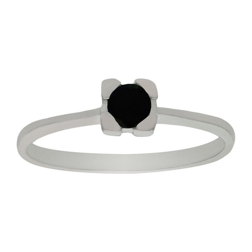 SORTIJA ORO BLANCO 18KL ZAFIRO FINO
